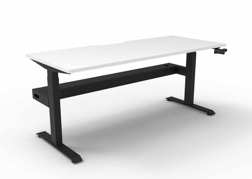 Boost Manual Sit-Stand Single Sided Workstation